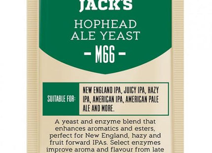 Mangrove Jack's M66 - Hophead Ale Yeast
