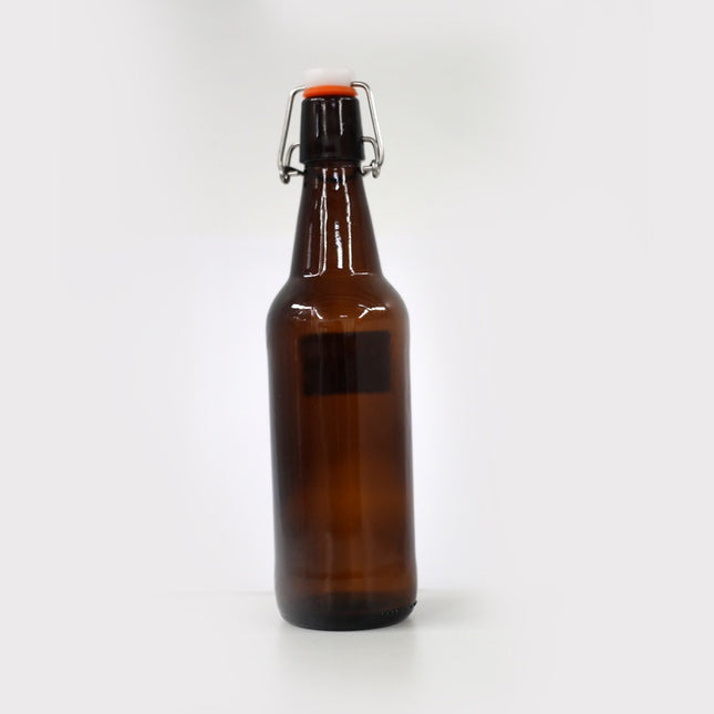 Bottles - Flip Top Amber Glass 500ml x 12