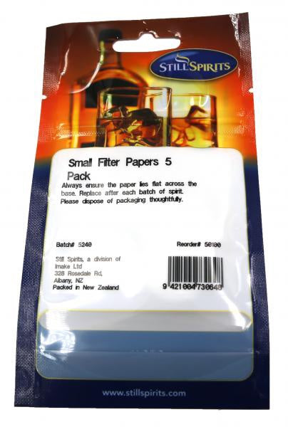 Still Spirits Small Filter Paper - 5 pack