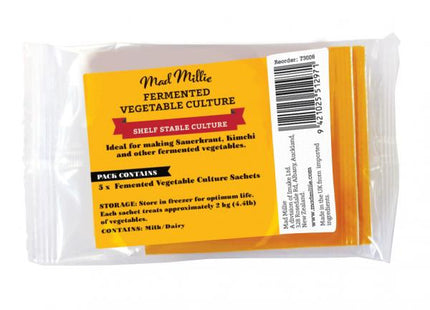 Mad Millie Fermented Vegetable Culture Sachets - 5 pack