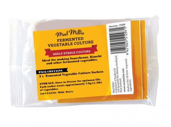 Mad Millie Fermented Vegetable Culture Sachets - 5 pack