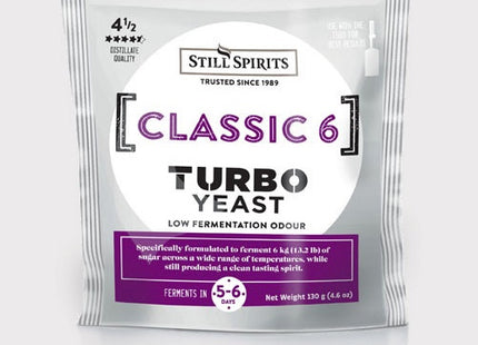 Still Spirits Classic 6 Turbo Yeast 130g