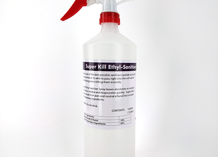 Ethanol Sanitiser Spray 1L