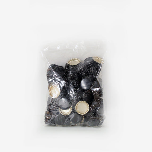 Caps - BLACK Crown Seal x 250