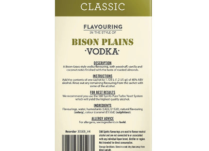 SS Classic Bison Plains Vodka