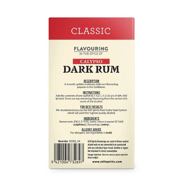 SS Classic Calypso Dark Rum