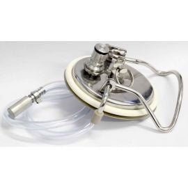 Carbonating Keg Lid with 0.5 Micro Diffusion Stone