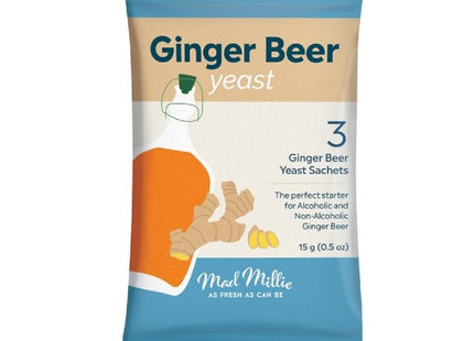 Mad Millie Ginger Beer Yeast 3pk
