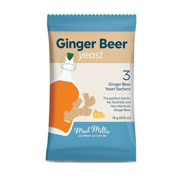 Mad Millie Ginger Beer Yeast 3pk