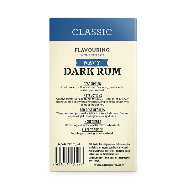 SS Classic Navy Dark Rum