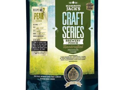 Mangrove Jack's CS Pear Cider Pouch - 2.4kg