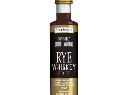SS Top Shelf Rye Whiskey