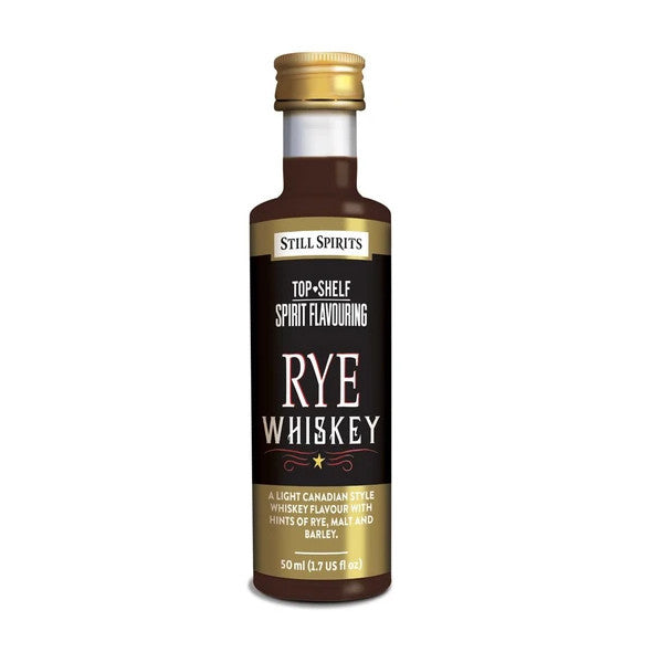 SS Top Shelf Rye Whiskey