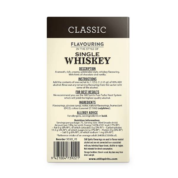 SS Classic Single Whiskey