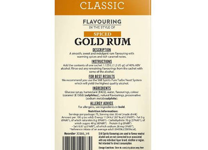 SS Classic Spiced Gold Rum