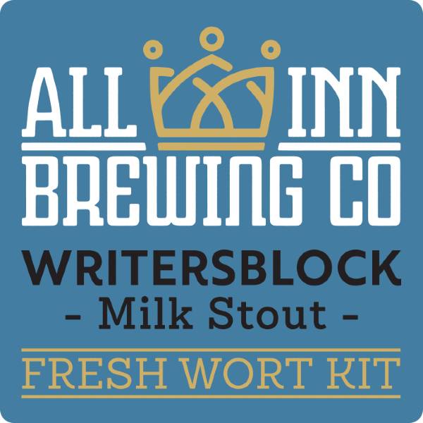 Writers Block Milk Stout - All Inn Brewing Fresh Wort