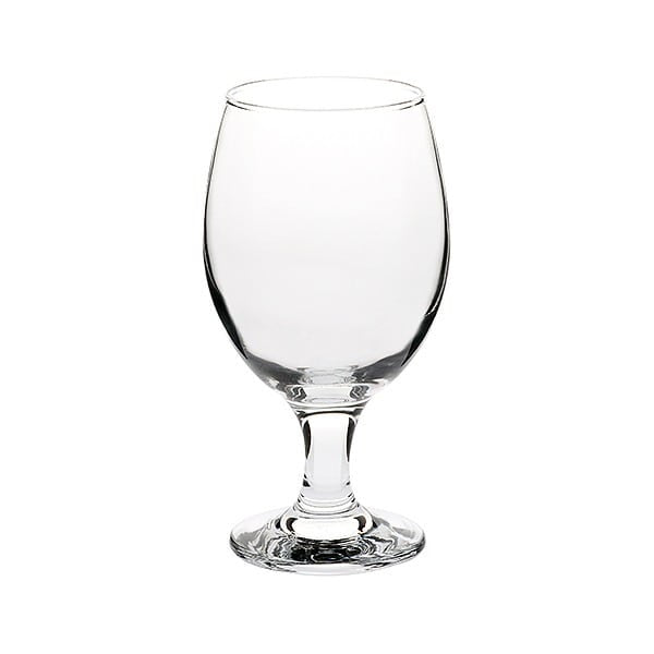 Crown Stemmed Beer Glass 370ml - 6 pack