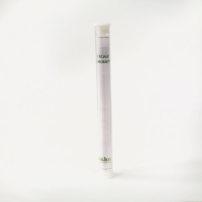 Hydrometer, 3 scale with instructions