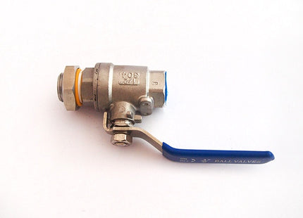 1/2" BSP Stainless Ball Valve Assembly
