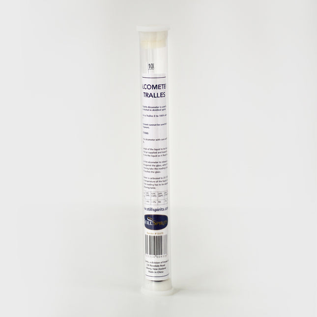 Alcometer 0-100% & Proof Scale w Instructions