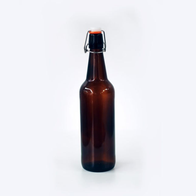 Bottles - Flip Top Amber Glass 500ml