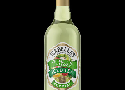 Isabellas Lychee Lime Lemon Iced Tea Cordial