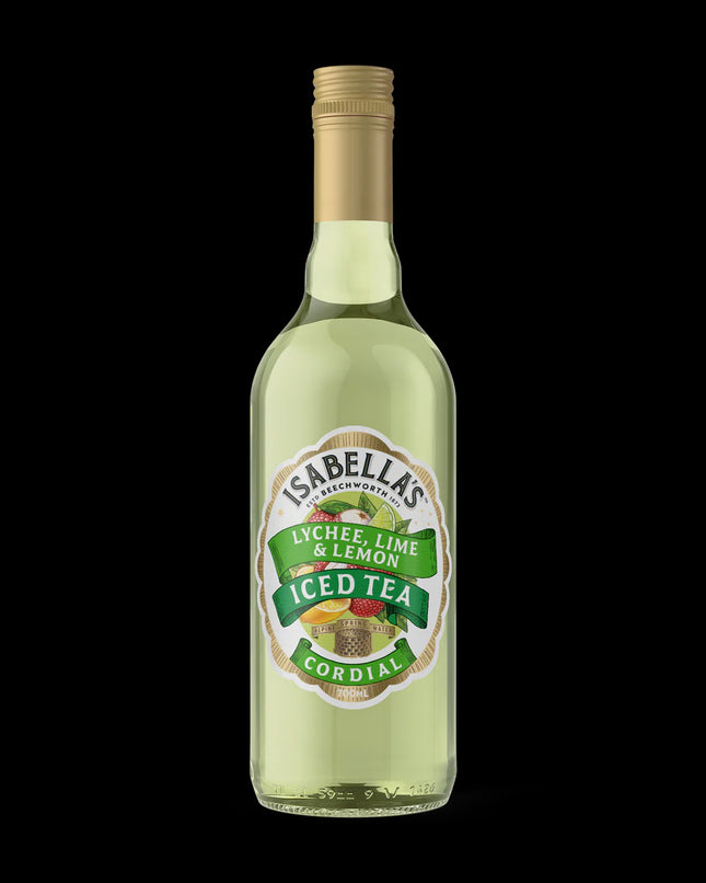 Isabellas Lychee Lime Lemon Iced Tea Cordial