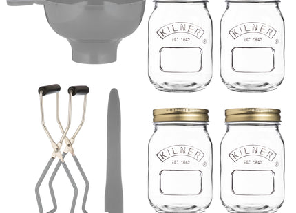 Kilner Glass Preserving Starter Kit - 8 Pieces