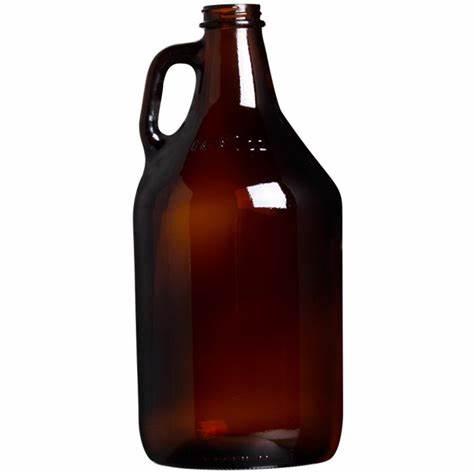 Amber Glass Growler - 1.89l