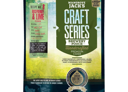 Mangrove Jacks Craft Series Raspberry and Lime Pouch - 2.4kg