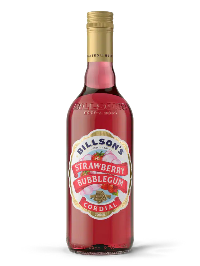 Billisons Strawberry Bubblegum Cordial