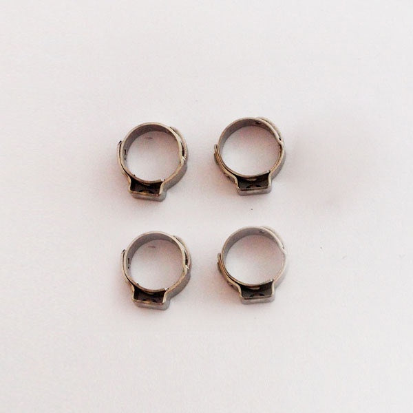 Stainless Stepless Clamp - 6-8mm Line x 4 pack