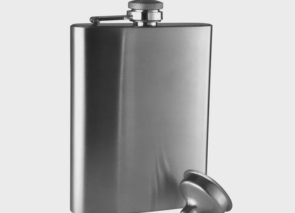 Polished Hip Flaks with Funnel
