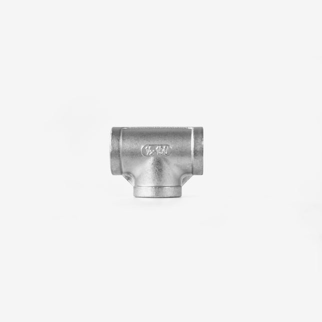 Stainless Tee w Internal 1/2" BSP Thread