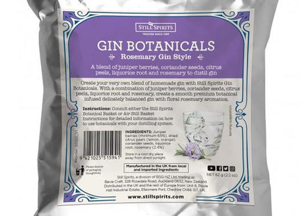 SS Gin Botanicals Rosemary Gin