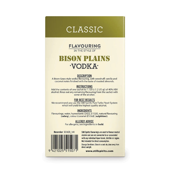 SS Classic Bison Plains Vodka
