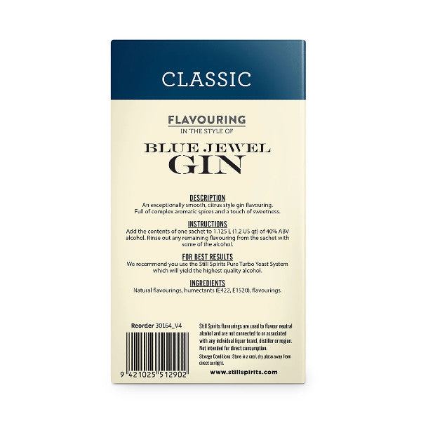 SS Classic Blue Jewel Gin