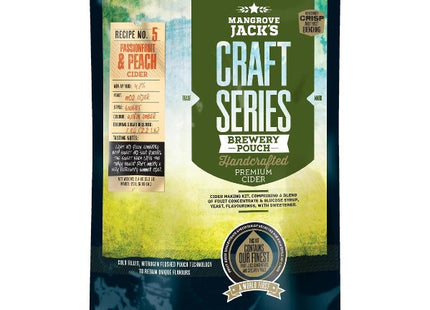 Mangrove Jacks CS Peach &amp; Passionfruit Cider - 2.4kg
