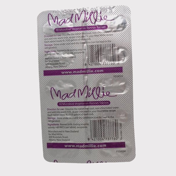 Mad Millie Vegetarian Rennet Tablets x 10