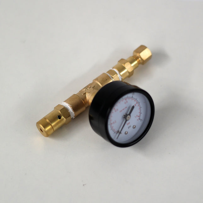 Adjustable Pressure Relief Valve with Gauge