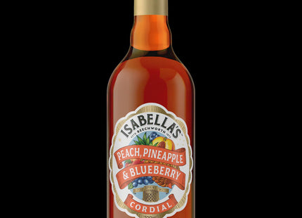 Isabellas Peach, Pineapple and Blueberry Cordial