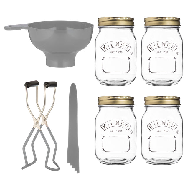 Kilner Glass Preserving Starter Kit - 8 Pieces