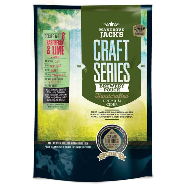 Mangrove Jacks Craft Series Raspberry and Lime Pouch - 2.4kg