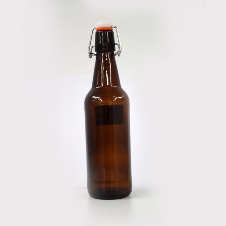 Bottles - Flip Top Amber Glass 500ml x 12 - The Hop + Grain Brew Store